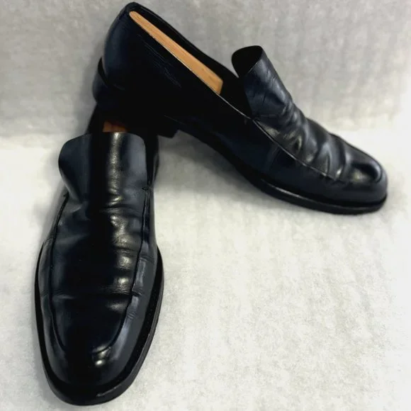 MEN\'S GUCCI BLACK SLIP ON LOAFERS SZ 10.5 Gucci × Tom Ford × Vintage Gucci Horsebit Loafers Black 10.5  main image 4